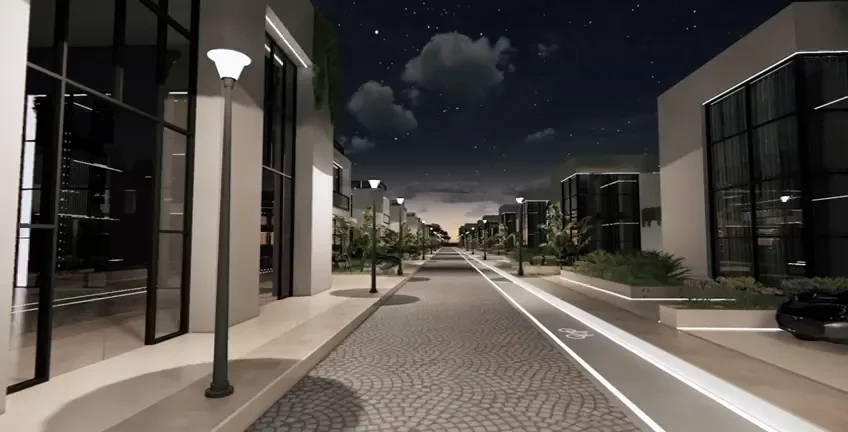 Proposed redevelopment concept — still from architectural animation