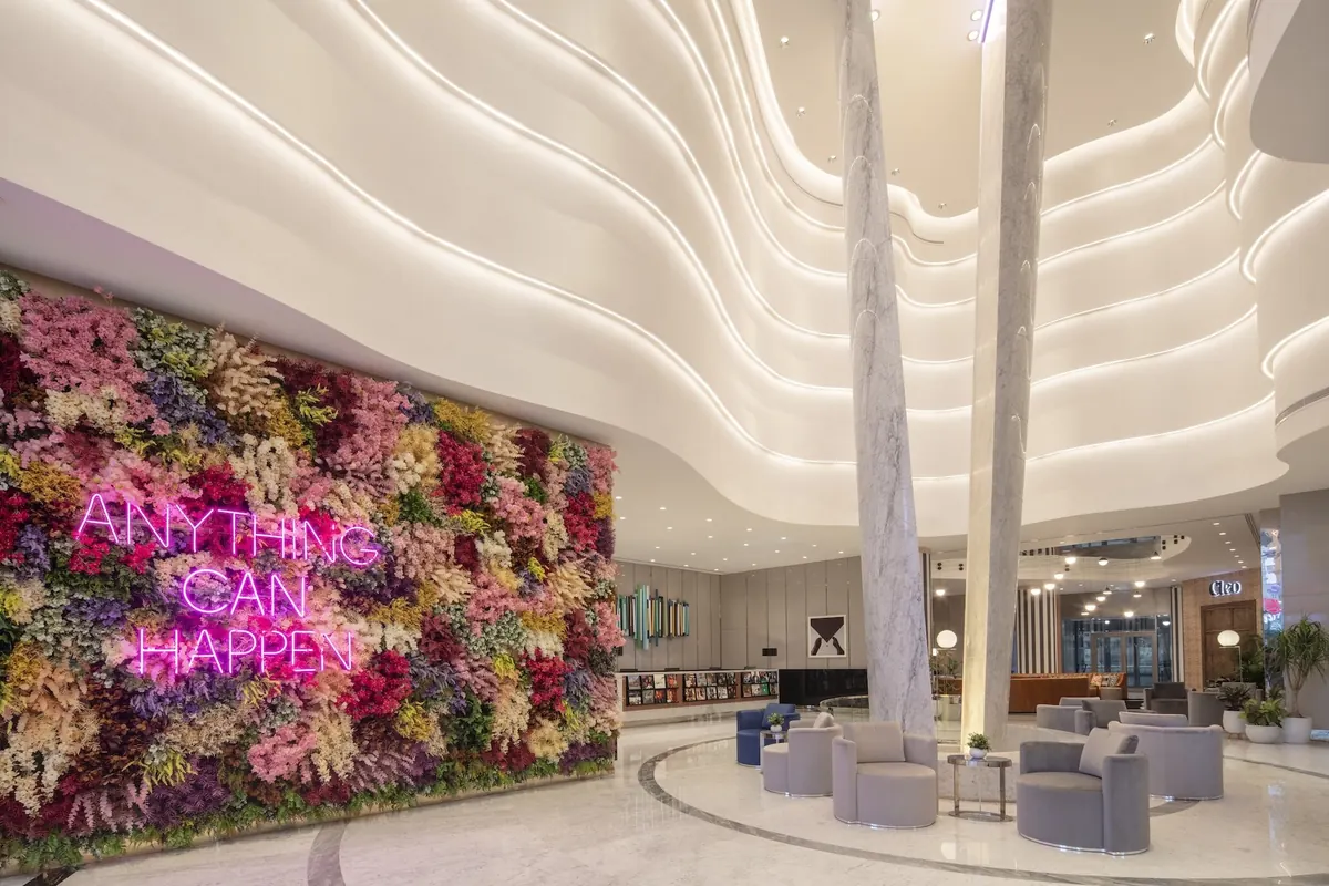 Hotel lobby